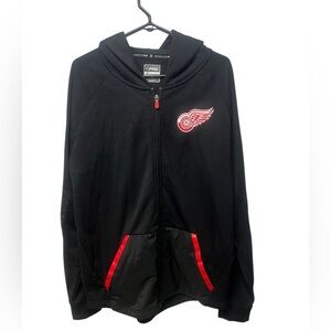 Detroit Red Wings hockey zip up hoodie.